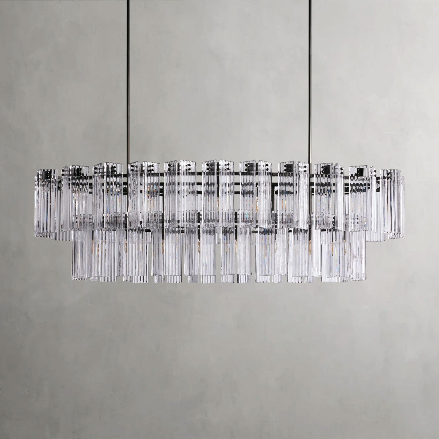 Delsie Oval Chandelier 51", 63", 72"
